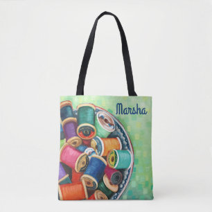 "Bunte Faden-" kundenspezifische Taschen-Tasche