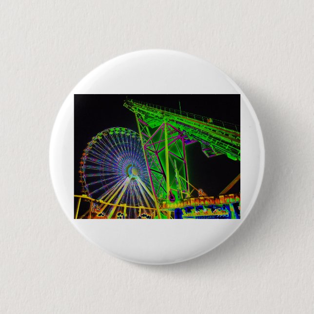 Bunte Fahrten Button (Vorderseite)