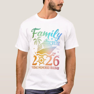 Bunte Familienkreuzfahrt 2026 Urlaub passend zur R T-Shirt