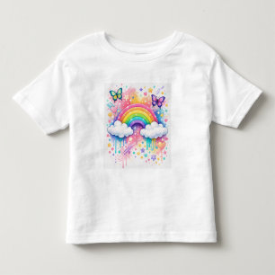 Bunte Fantasy-Straßenkunst-Style Kleinkind T-shirt