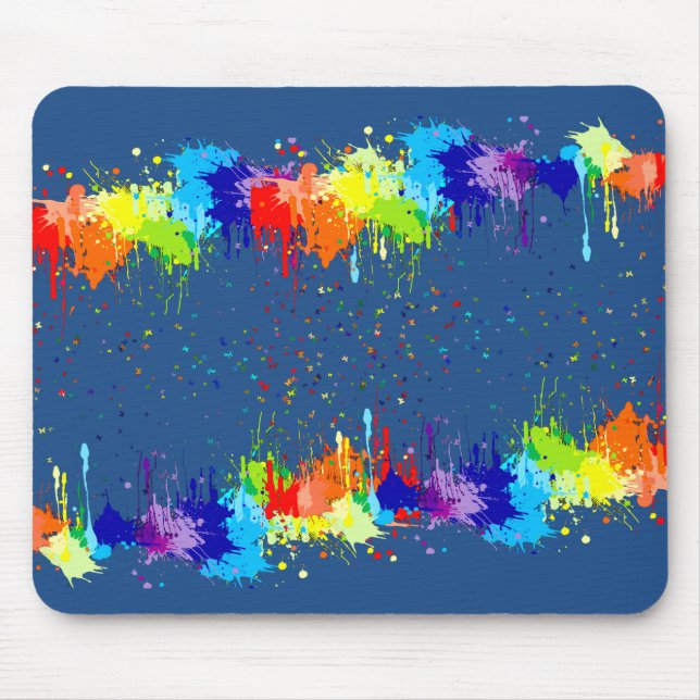 BUNTE FARBE MOUSEPAD (Vorne)