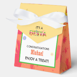 Bunte Fiesta-Abschlussfeier 4"b x 2"l x 5"h Geschenkschachtel