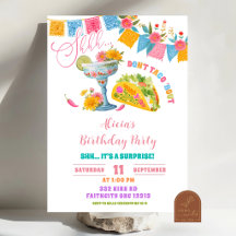 Bunte Fiesta Mexikanische Überraschungs-Geburtstag