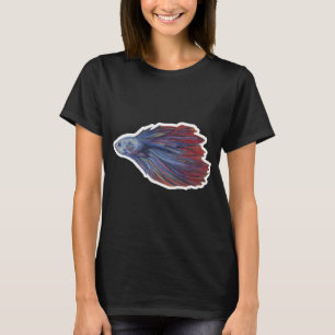 Bunte Fisch-Ozean-Gelb-Fisch-Haustier-Dekorationsk T-Shirt