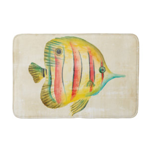 Bunte Fische Badematte