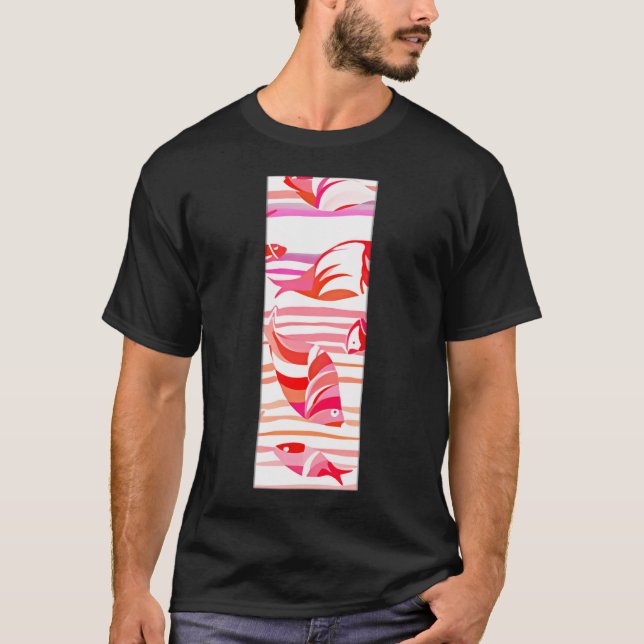 Bunte Fische T-Shirt (Vorderseite)