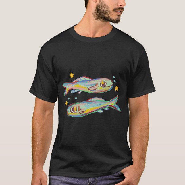 Bunte Fische T-Shirt (Vorderseite)