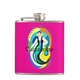 Bunte Flapper Meerjungfrau Thunder_Cove Flachmann