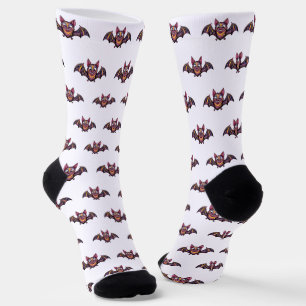 Bunte Fledermaus Socken