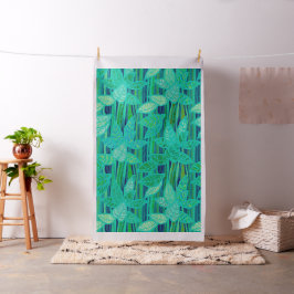 Bunte Folientextilien, türkisgrün Stoff