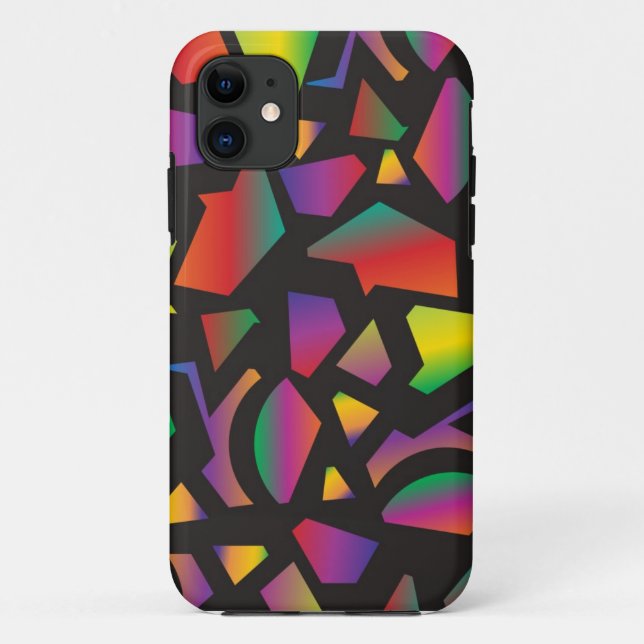 bunte Formen Case-Mate iPhone Hülle (Rückseite)