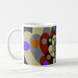 Bunte Fraktal-Art Tasse