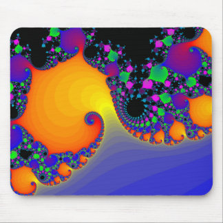 Bunte Fraktal-Spiralen: Mousepad