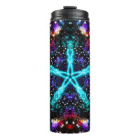 Bunte Fraktal Sterne Universum Mandala Stern