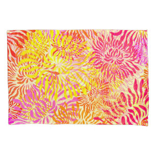 Bunte Frühlingsblumen Kissenbezug