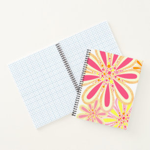 Bunte Frühlingsblumen Notizbuch