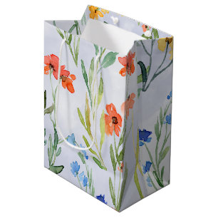 Bunte Frühlingswiesen mit Wildblumen Mittlere Geschenktüte
