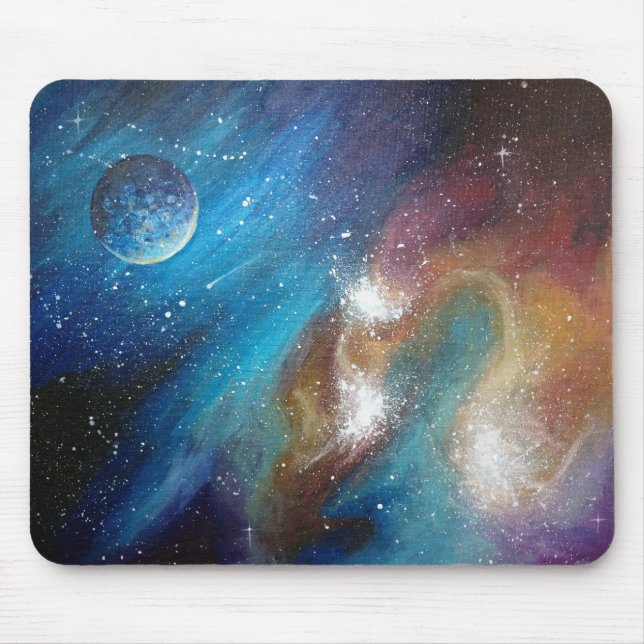 Bunte Galaxie Mousepad (Vorne)
