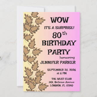 Bunte Geburtstagsparty Einladung