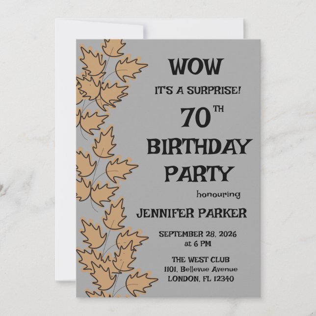 Bunte Geburtstagsparty Einladung (Vorderseite)