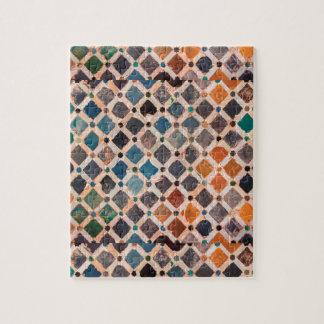 bunte gemusterte Fliesen Puzzle