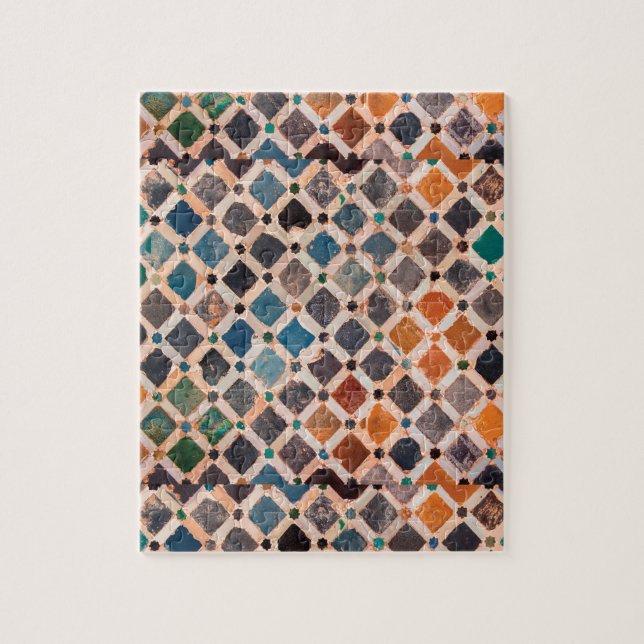 bunte gemusterte Fliesen Puzzle (Vertikal)