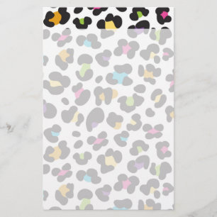 Bunte Gepard-Leopard-Druck-Geschenke für Teenager Briefpapier