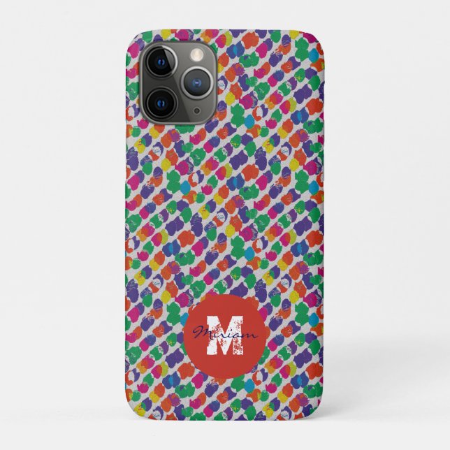 Bunte Geräusche. Case-Mate iPhone Hülle (Rückseite)