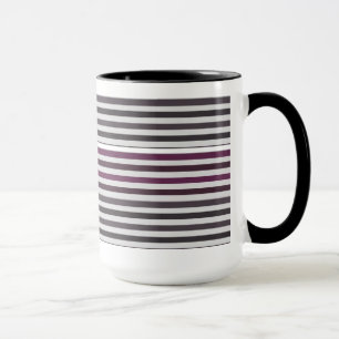 Bunte gestreifte Kaffeetasse