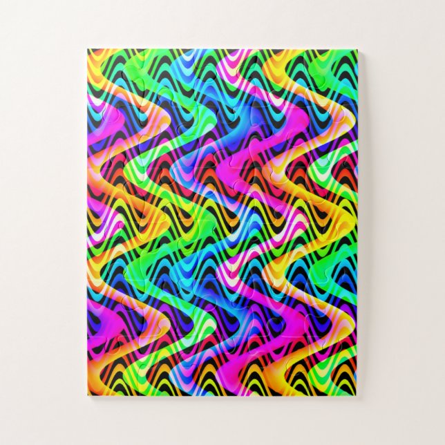 bunte Gewebe Puzzle (Vertikal)