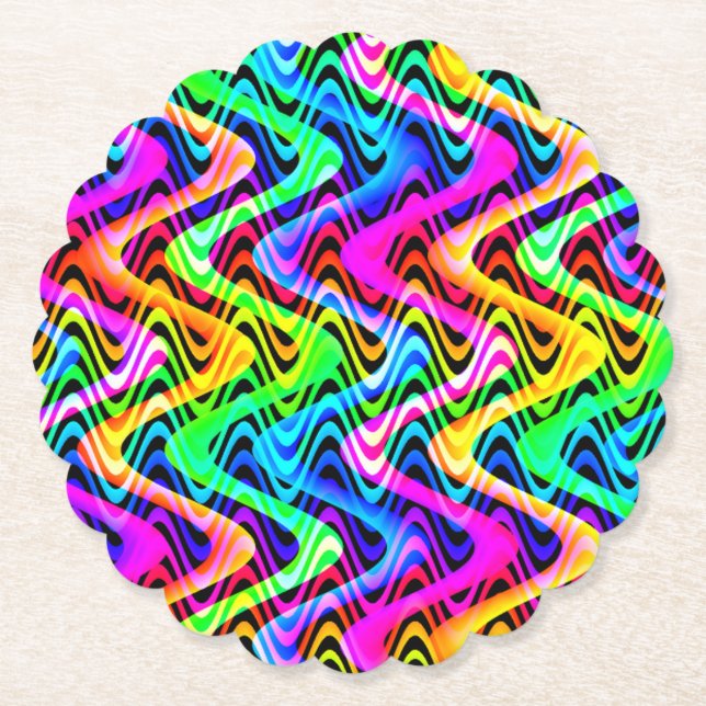 bunte Gewebe Untersetzer (Vorderseite)
