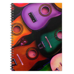 Bunte Gitarren Notizblock