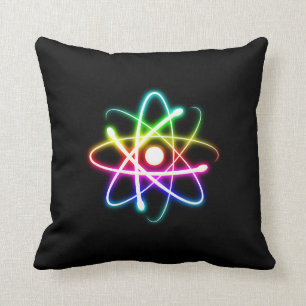 Bunte glühende Aussenseiter-Geschenke des Atom-  Kissen