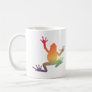 Bunte Gradienten Froschliebhaber-Geschenke Kaffeetasse