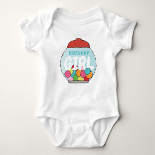 Bunte Gumball-Themenparty Gumball Party Baby Strampler
