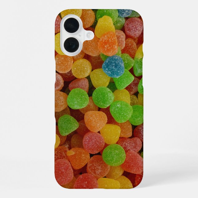 Bunte Gummibonbons iPhone Hülle (Rückseite)