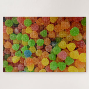 Bunte Gummibonbons Puzzle