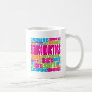 Bunte Halbleiter Kaffeetasse