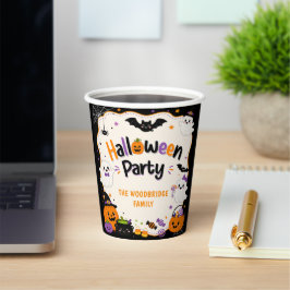 Bunte Halloween-Kostüme-Papierbecher Pappbecher