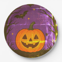 Bunte Halloween Pumpkin Napkins