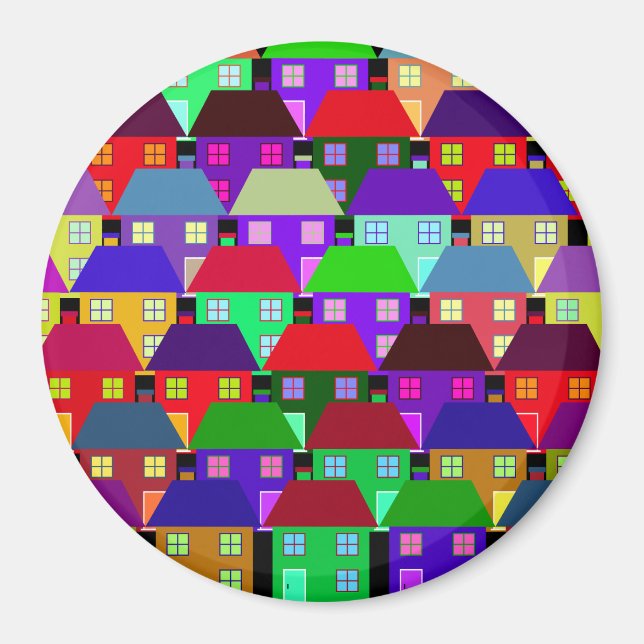 BUNTE HEIMAT-HÄUSER GEMEINSCHAFT MAGNET (Vorne)