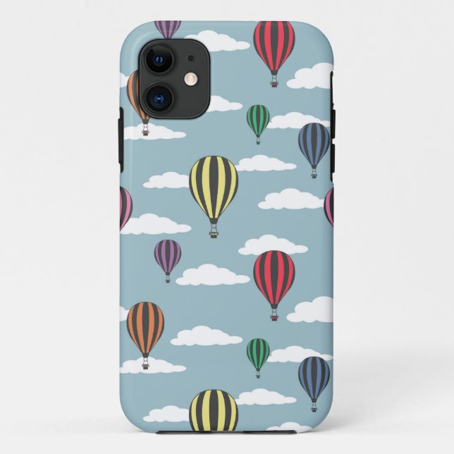 Bunte Heißluftballons Case-Mate iPhone Hülle (Rückseite)