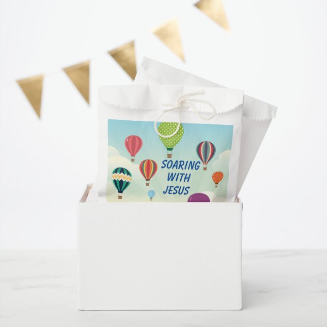 Bunte Heißluftballons Kinder Geschenktütchen (Party)