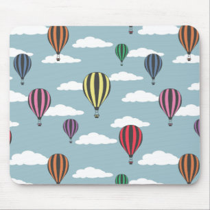 Bunte Heißluftballons Mousepad
