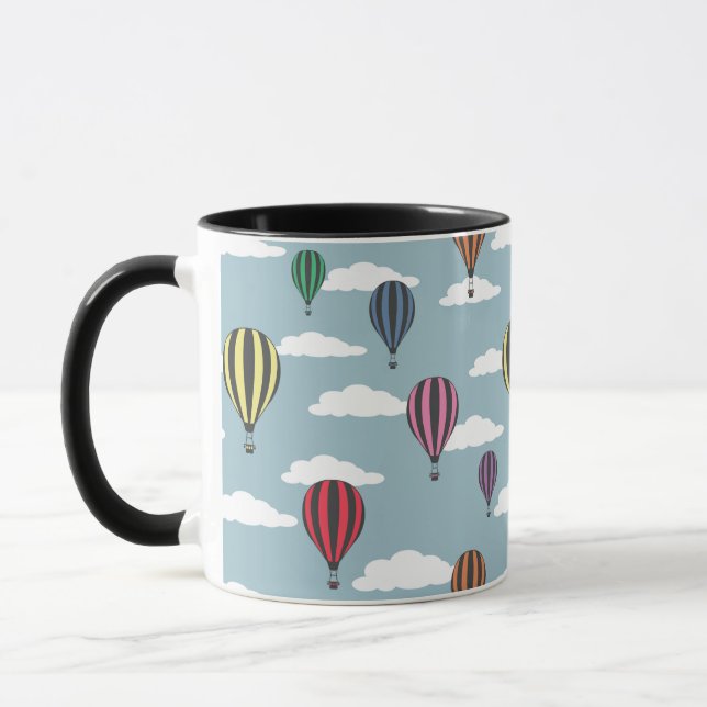 Bunte Heißluftballons Tasse (Links)