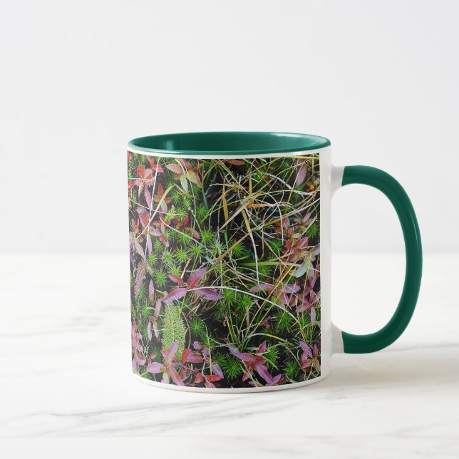 Bunte Herbst-Bodendecke Tasse (Rechts)
