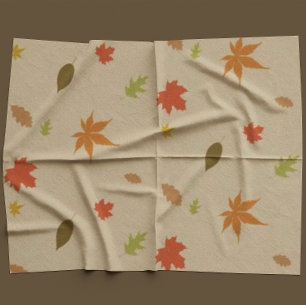 Bunte Herbstblätter Stoff