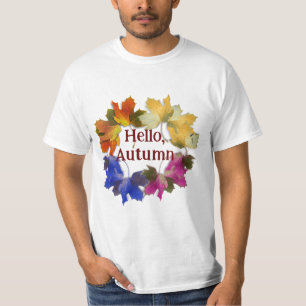 Bunte Herbstblätter T-Shirt