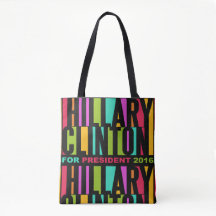 Bunte Hillary Clinton 2016 Taschen