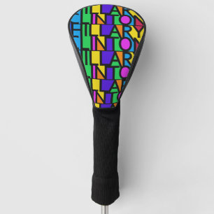 Bunte Hillary Clintonfahrerabdeckung 2016 Golf Headcover